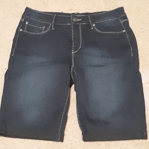 Denim Bermuda Shorts